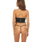Corset noir Bombshell Boudoir à lacets sur les côtés M