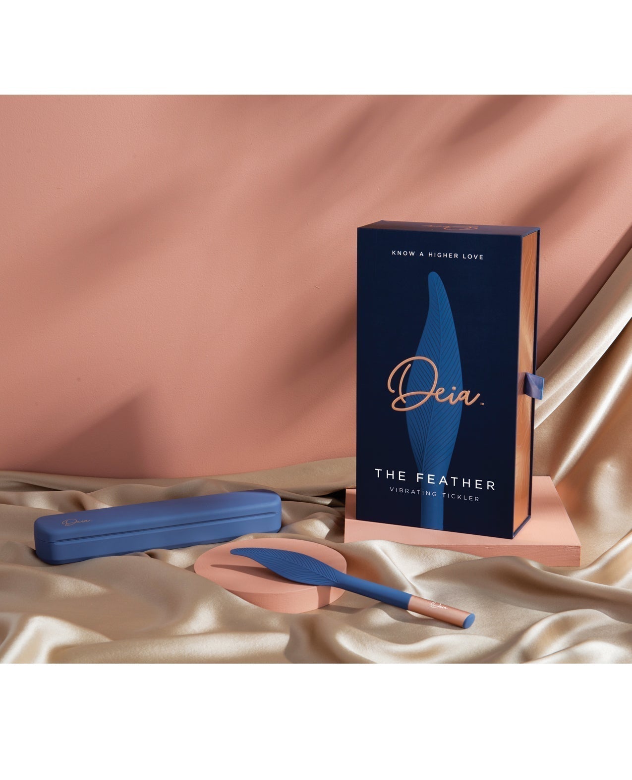Deia The Feather avec boîtier de charge – Bleu marine