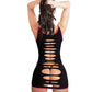 Robe Beverly Hills Naughty Girl avec trous et passepoil noir T/U