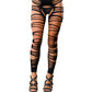 Mallas sin entrepierna con tiras laterales Beverly Hills Naughty Girl, negras, talla única