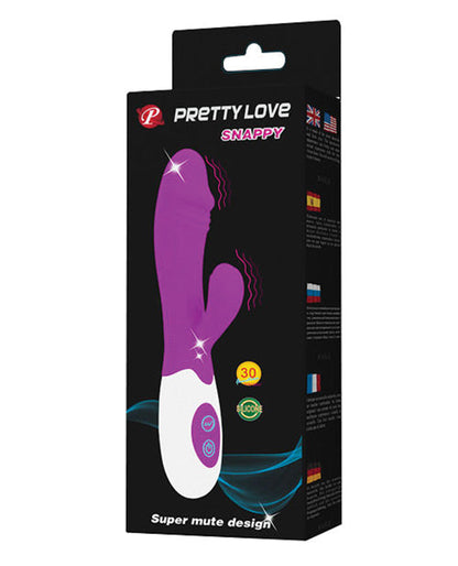Vibrador Punto G Pretty Love | Vibrador Conejo Snappy | Vibrador de Clítoris Fucsia | El Mejor Vibrador para Mujeres