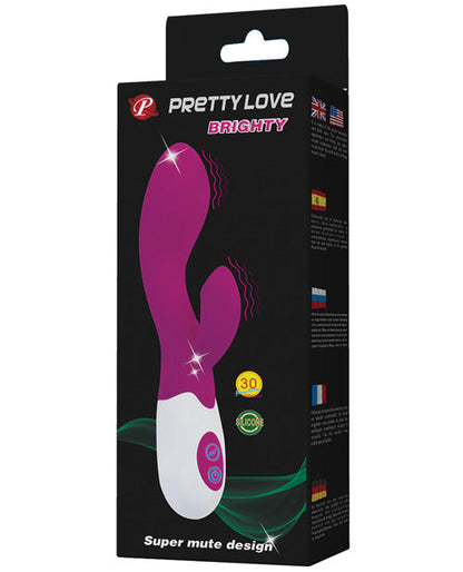 Vibrador Pretty Love Rabbit | Vibrador Brighty G Spot | Vibrador de clítoris fucsia | El mejor vibrador para mujer