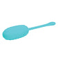 Télécommande œuf Pretty Love Kirk en silicone liquide - Turquoise