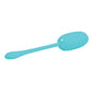 Télécommande œuf Pretty Love Kirk en silicone liquide - Turquoise