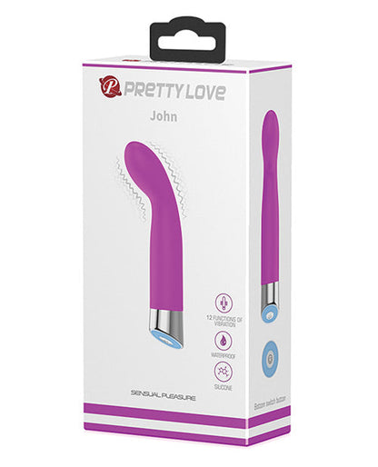 Minivibrador de punto G Pretty Love John - Fucsia