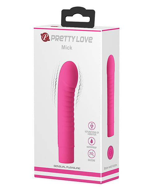 Vibrador Pretty Love Mick 10 funciones - Fucsia