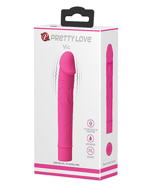 Vibromasseur gode Pretty Love Vic G-Spot - Magenta