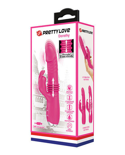 Vibromasseur point G Pretty Love | Vibromasseur pénétrant Dorothy | Vibromasseur lapin rose | Meilleur vibromasseur pour femme