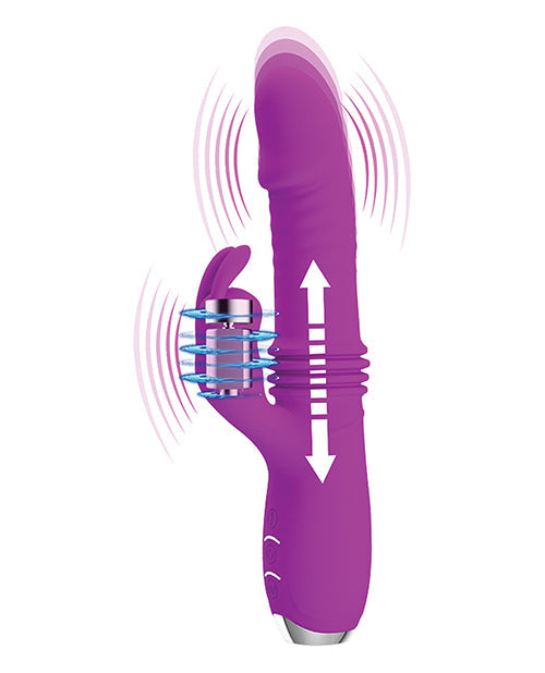 Vibrador Punto G Pretty Love | Vibrador de Empuje Dorothy | Vibrador Conejo Fucsia | Mejor Vibrador para Mujeres