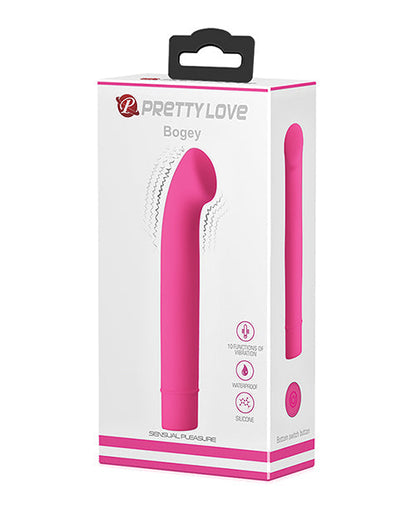 Mini-vibreur en silicone Pretty Love Bogey - Rose