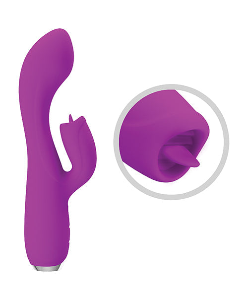 Vibrador Punto G Pretty Love | Vibrador Conejo Lame Gloria | Vibrador de Clítoris Fucsia | Mejor Vibrador para Mujeres