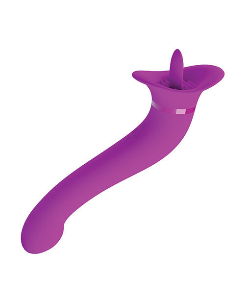 Pretty Love Faust Lamer Trompeta y Vibrador - Fucsia