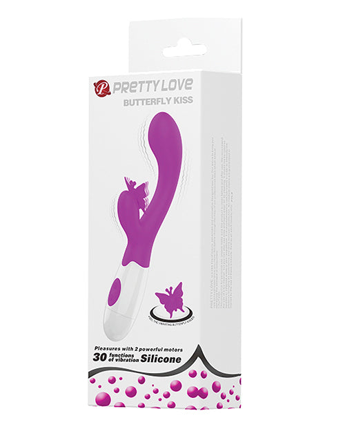 Vibrador Punto G Pretty Love | Vibrador de Conejo Butterfly Kiss | Vibrador Clítoris Fucsia 30 Modos | Mejor Vibrador para Mujeres