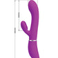 Bonito vibrador de punto G para el amor | Vibrador de conejo con movimiento lateral | Vibrador de clítoris fucsia | El mejor vibrador para mujeres