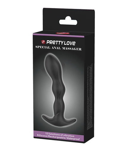 Bonito Masajeador Anal Especial Love - Negro
