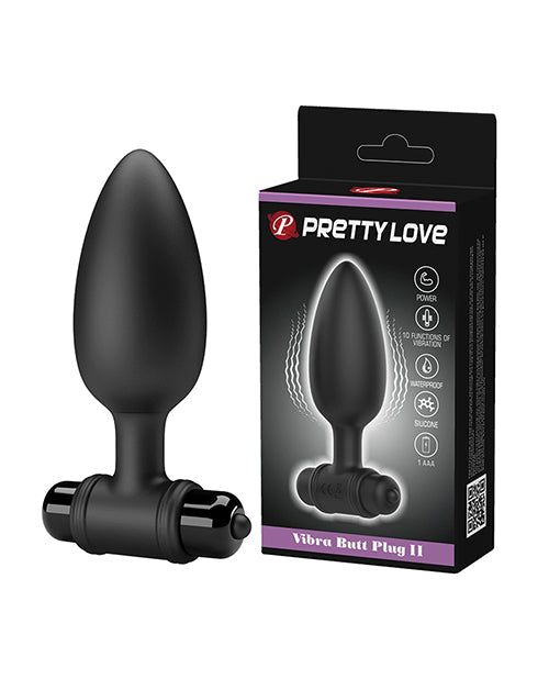 Plug anal vibrador Pretty Love II - Negro
