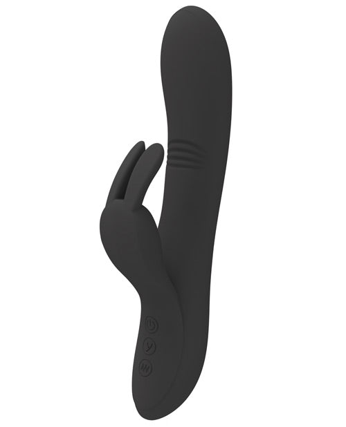 Vibrador de punto G Pretty Love | Vibrador de clítoris Dylan Bunny Ears negro | Vibrador tipo conejo Come Hither | 11 funciones