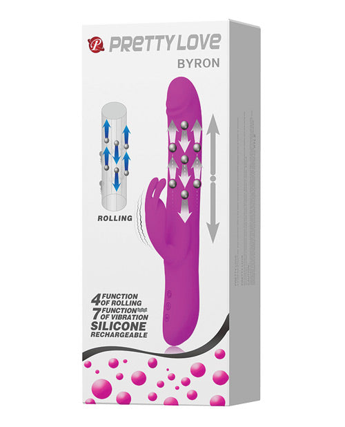 Vibromasseur point G Pretty Love | Vibromasseur pénétrant Byron | Vibromasseur Rabbit 7 modes fuchsia | Meilleur vibromasseur pour femmes