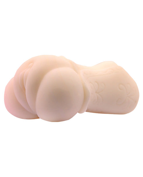 Masturbador de vagina realista Crazy Bull sin lubricante - Marfil