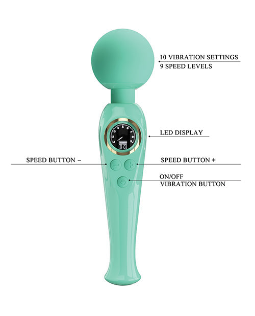 Varita con pantalla digital LED Pretty Love Skylar - Turquesa