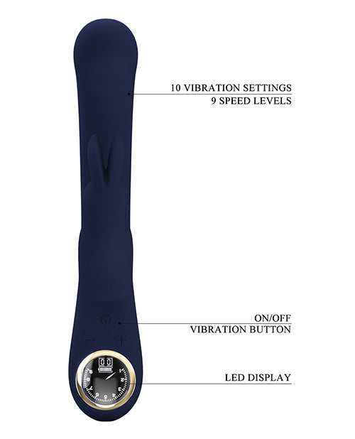 Vibrador de punto G Pretty Love | Vibrador de conejo digital LED Lamar | Vibrador de clítoris azul | Mejor vibrador para mujeres