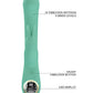 Vibrador Punto G Pretty Love | Vibrador de conejo digital LED Lamar | Vibrador de clítoris turquesa | Mejor vibrador para mujeres