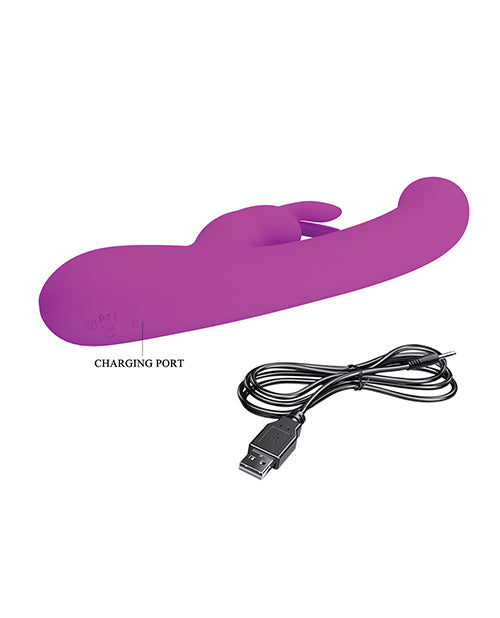 Vibrador de punto G Pretty Love | Vibrador de conejo digital LED Lamar | Vibrador de clítoris fucsia | Mejor vibrador para mujeres