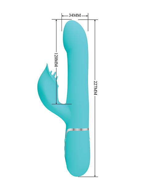 Vibrador Pretty Love Aqua para el punto G | Vibrador de clítoris Twinkled Tenderness | Vibrador Falin Rolling Ball Rabbit