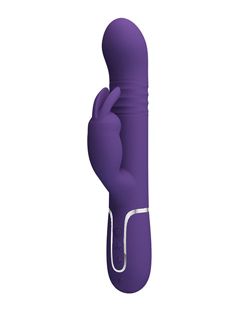 Precioso vibrador Conejo del Amor | Vibrador Pulsador Coale de Ternura Brillante | Vibrador de Clítoris Morado