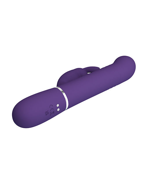 Precioso vibrador Conejo del Amor | Vibrador Pulsador Coale de Ternura Brillante | Vibrador de Clítoris Morado