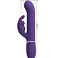 Precioso vibrador Conejo del Amor | Vibrador Pulsador Coale de Ternura Brillante | Vibrador de Clítoris Morado