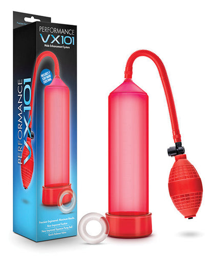Bomba de aumento masculino Blush Performance VX101 - Roja
