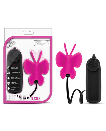 Blush Luxe Papillon à Pompon - Fuchsia
