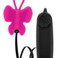 Blush Luxe Papillon à Pompon - Fuchsia