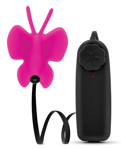 Blush Luxe Papillon à Pompon - Fuchsia