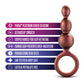 Blush Anal Adventures Matrice Perlée Anale Plug - Cuivre