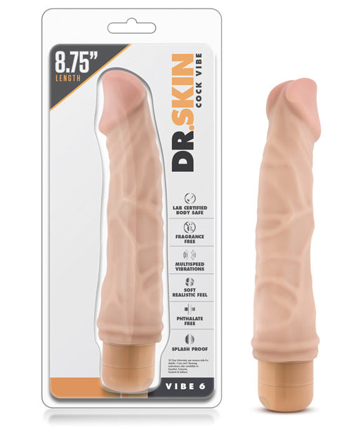 Blush Dr. Skin Vibe Dong de 9" n.º 6 - Beige