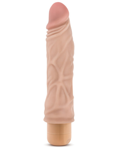 Blush Dr Skin Vibrador Dildo #10 | Dildo realista beige | Dildo grande impermeable de 21,5 cm | Mejor vibrador para mujeres