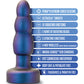 Blush Anal Adventures Matrix Kinetik Plug - Azul Espacial