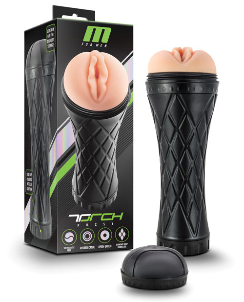 Colorete M para Hombres La Antorcha Vagina - Vainilla