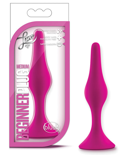 Blush Luxe Plug Principiante Mediano - Rosa