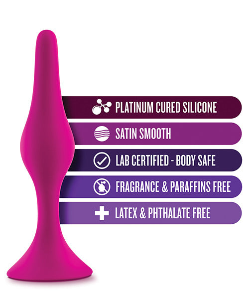 Blush Luxe Plug Principiante Mediano - Rosa