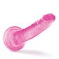 Dildo realista Blush B Yours Plus | Dildo grande de 7" | Dildo rosa con ventosa