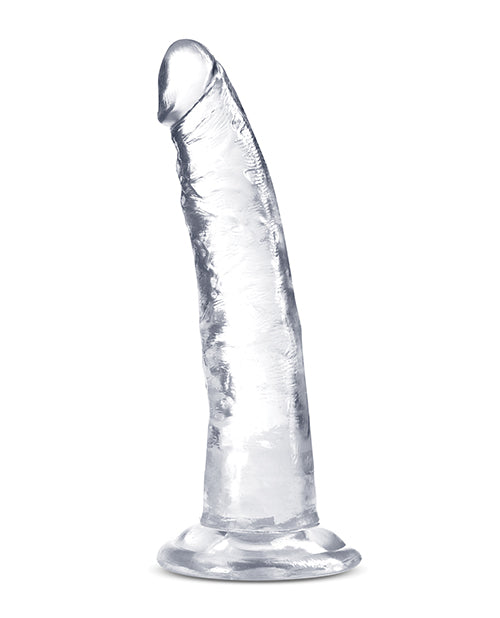 Dildo grande Blush B Yours Plus | Dildo grande de 17,7 cm | Dildo transparente con ventosa | Mejor dildo