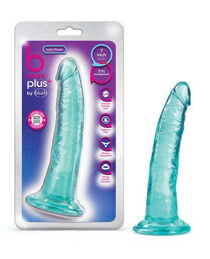 Blush Réaliste Godemichet | Grand Godemichet 18 cm | Godemichet Bleu Sarcelle Ventouse Lust Thrust