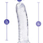Dildo realista Blush B Yours Plus | Dildo grande de 8" | Dildo transparente con ventosa