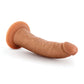 Dildo grande ruborizado | Dildo grande Mocha de 7.5" | Dildo con ventosa autolubricante | El mejor dildo