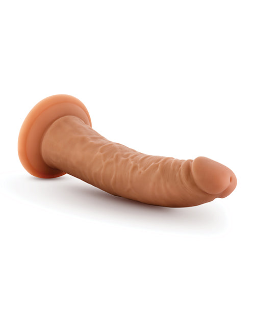 Dildo grande ruborizado | Dildo grande Mocha de 7.5" | Dildo con ventosa autolubricante | El mejor dildo