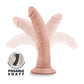 Blush Plus consolador grande | Consolador grande de vainilla de 7" | Consolador articulado con ventosa | Mejor consolador