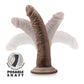 Dildo grande color rubor | Dildo negro grande de 17.78 cm | Dildo posable color chocolate con ventosa | El mejor dildo